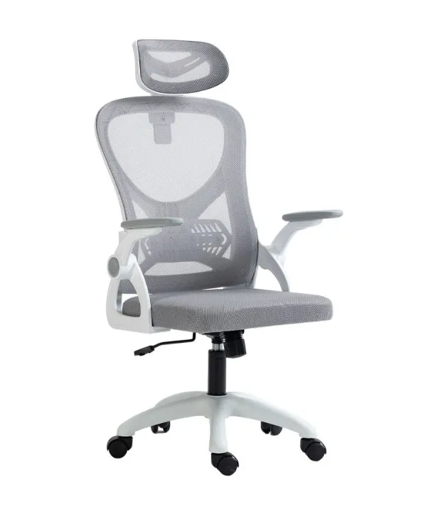 Cadeira Office Columbus Presidente Cinza Rivatti